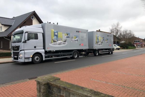 Büromöbel Lieferung bei Heskamp in Messingen