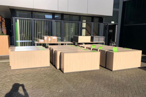 Lieferung Büromöbel bei Heskamp in Messingen